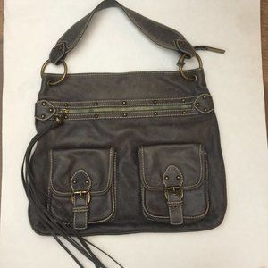 Elisa Atheniense Studded Tote Messenger Bag